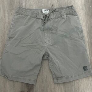 Linksoul dark khaki drawstring shorts